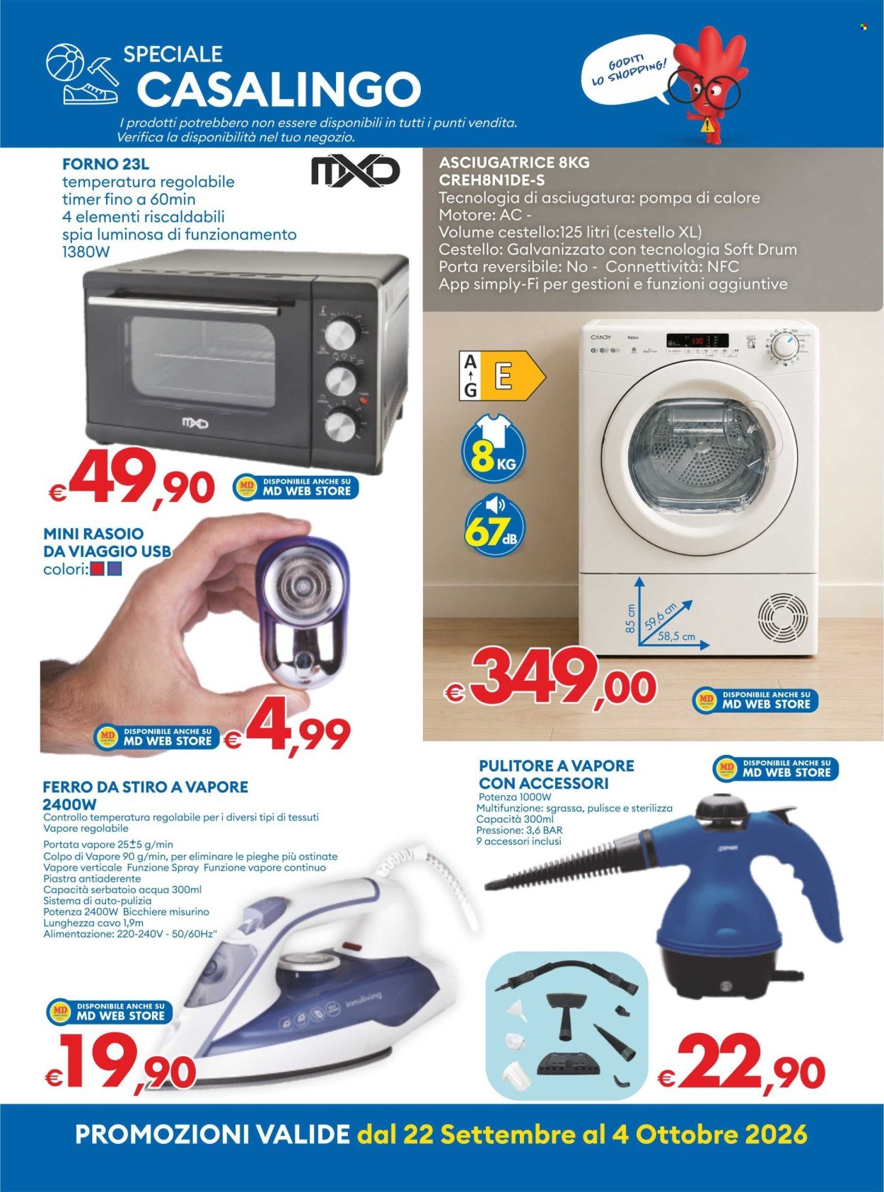 Volantino MD DISCOUNT - Da martedì 22 settembre 2026