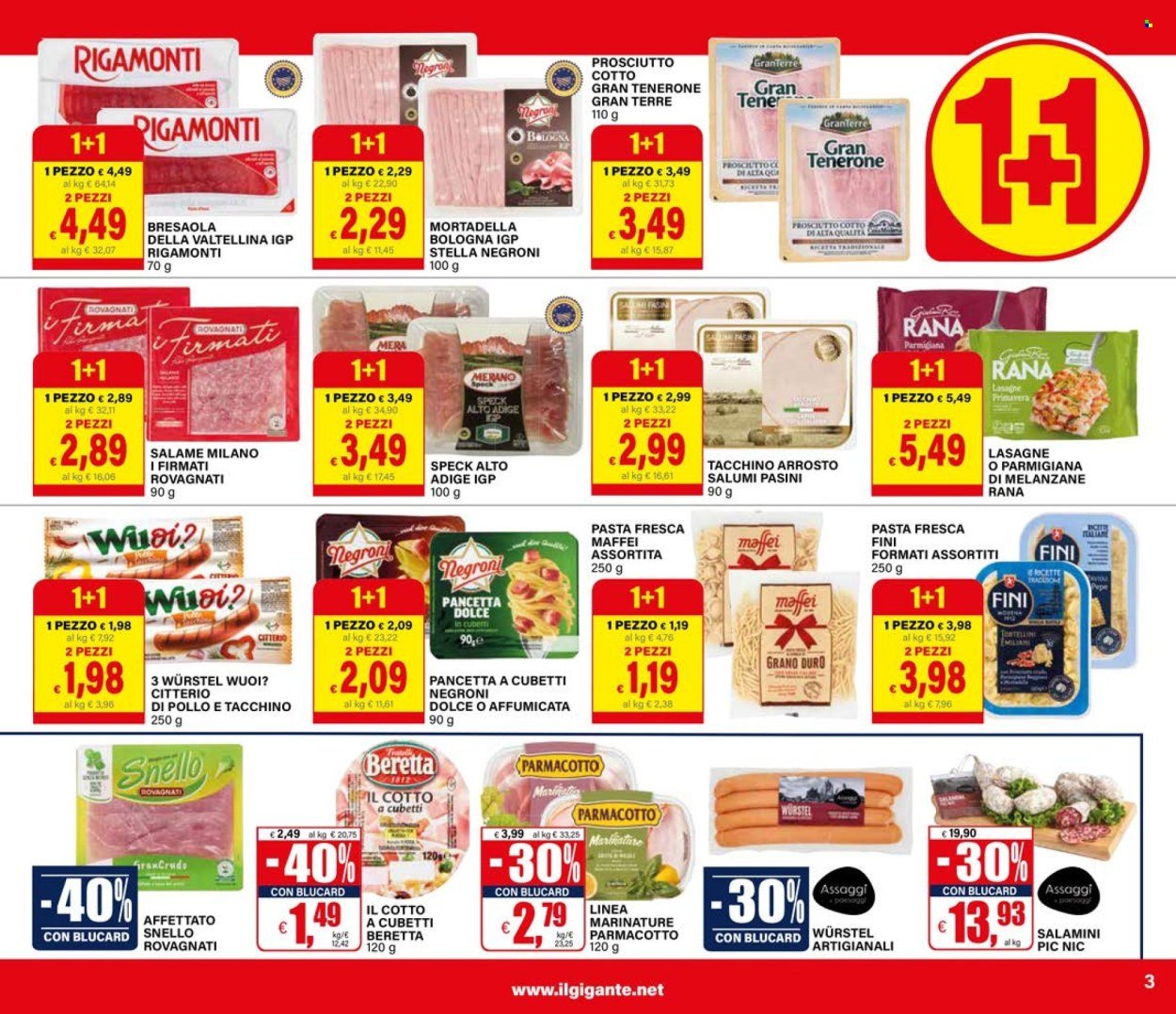 Volantino IL GIGANTE - Uno è Gratis