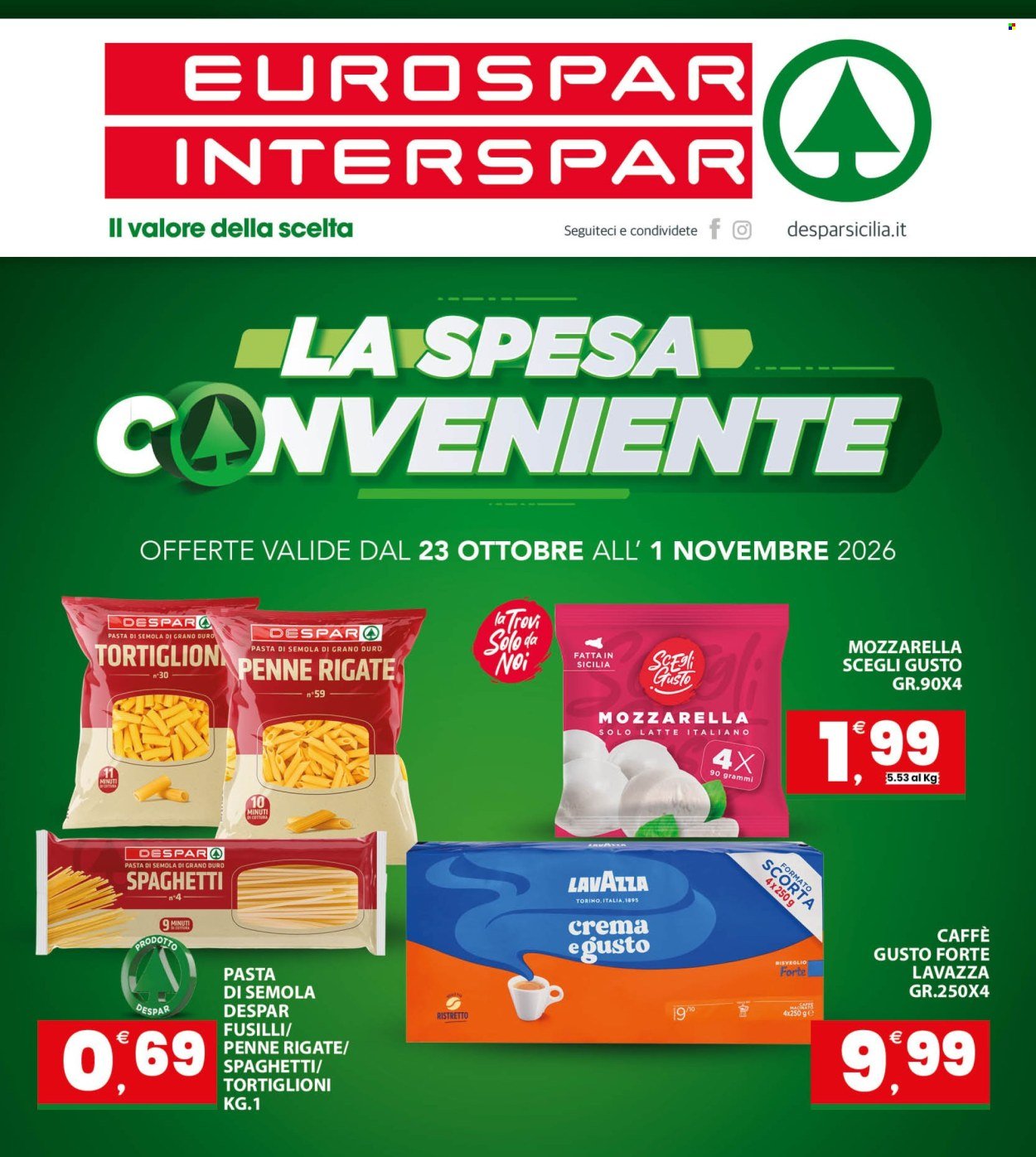 Volantino INTERSPAR - Da venerdì 23 ottobre 2026