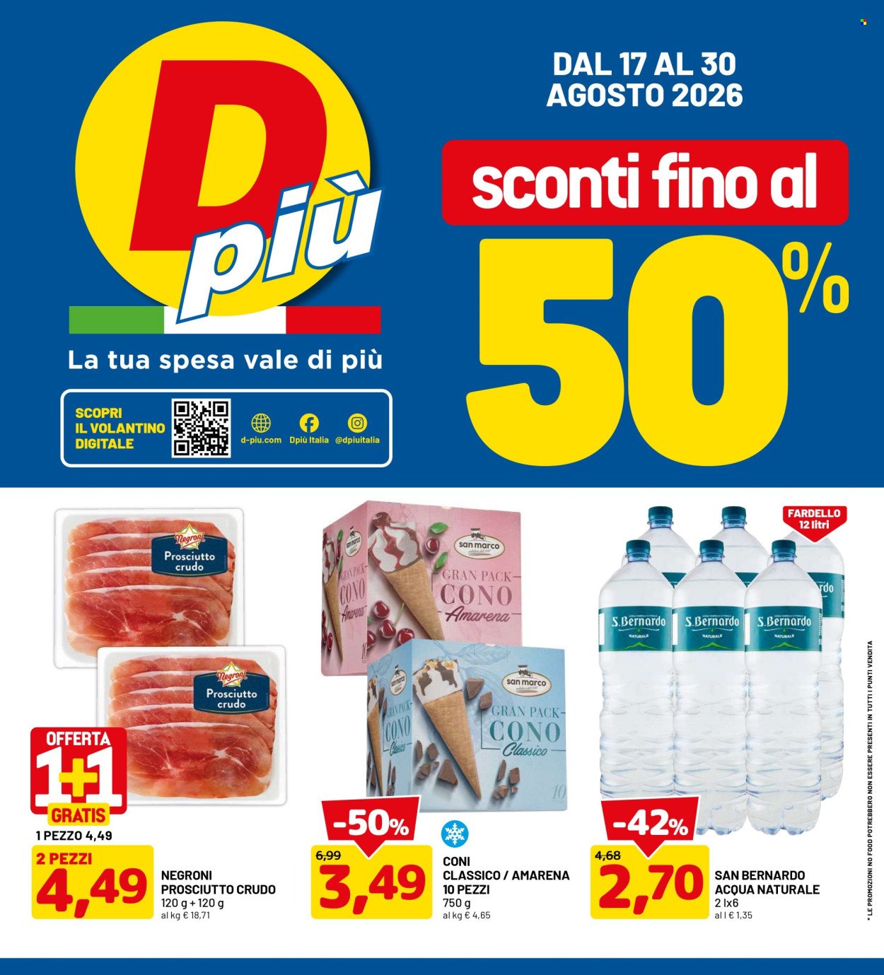 Volantino DPIÙ - SCONTI FINO AL 50%