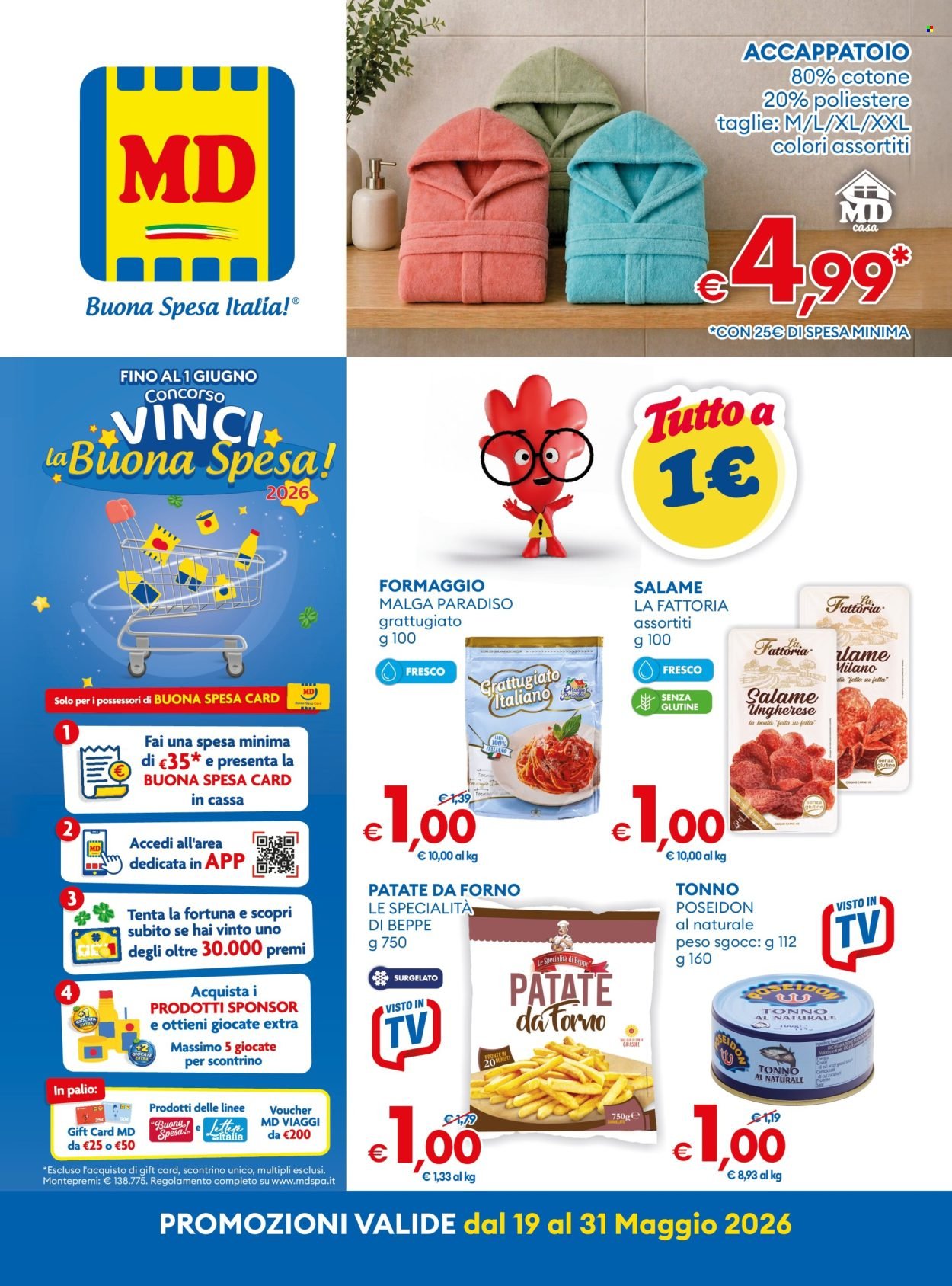 Volantino MD DISCOUNT - Da martedì 19 2026 (2026-05-19 - 2026-05-31)