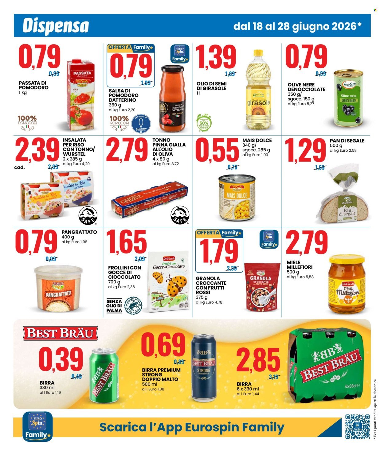 Volantino EUROSPIN - Da giovedì 18 2026