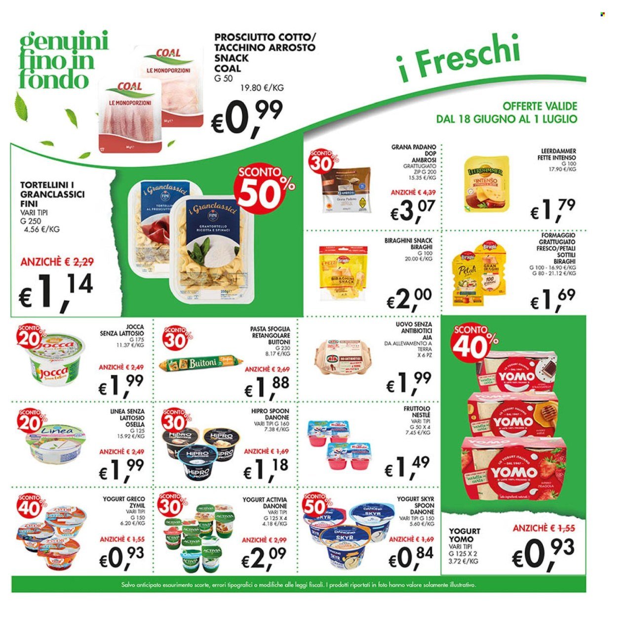 Volantino COAL - Da giovedì 18 giugno 2026