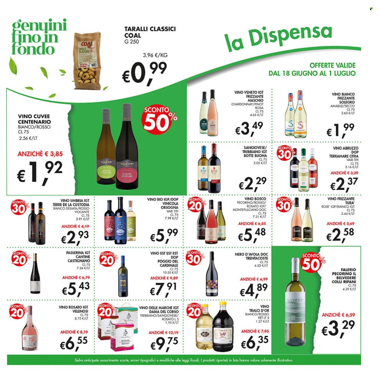 Volantino COAL - Da giovedì 18 giugno 2026
