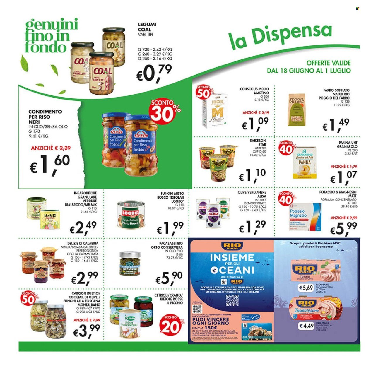Volantino COAL - Da giovedì 18 giugno 2026