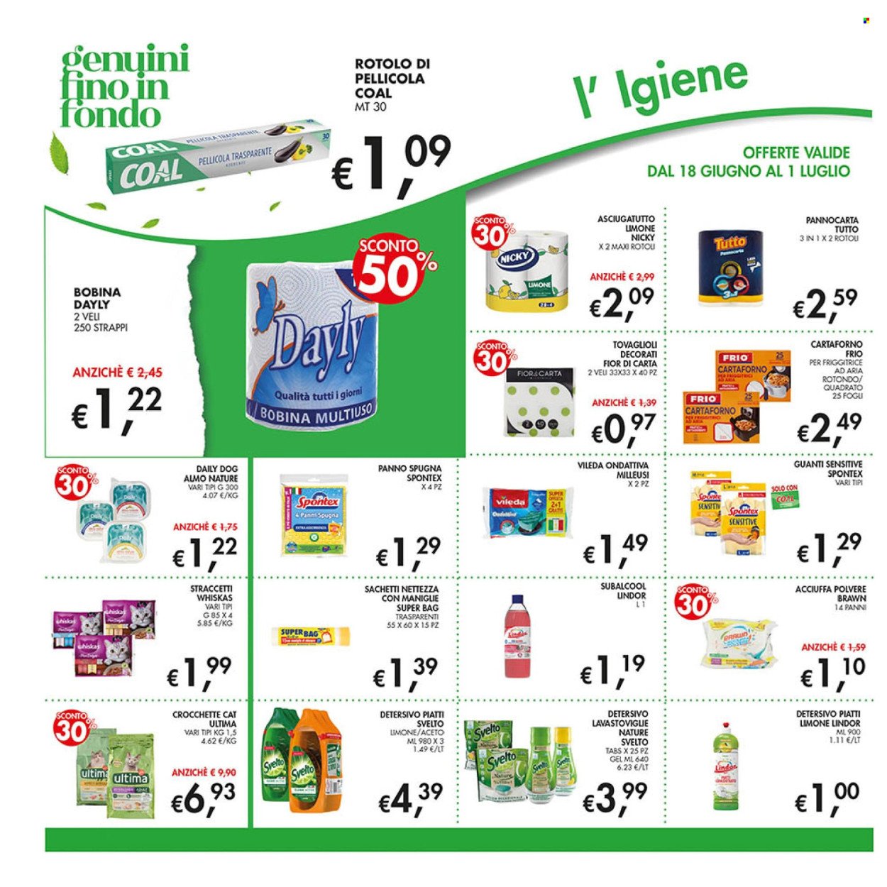 Volantino COAL - Da giovedì 18 giugno 2026