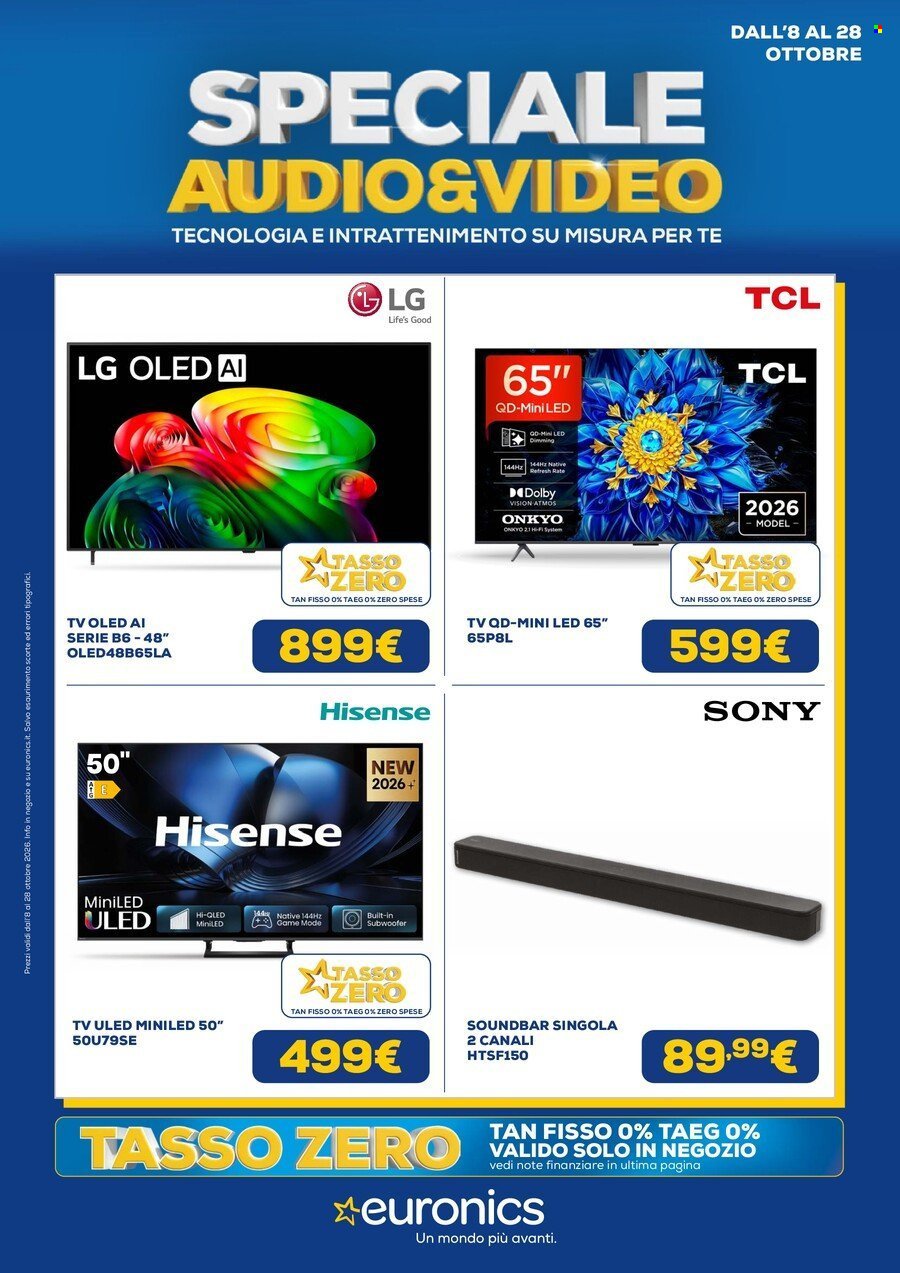 Volantino EURONICS - Speciale Audio Video