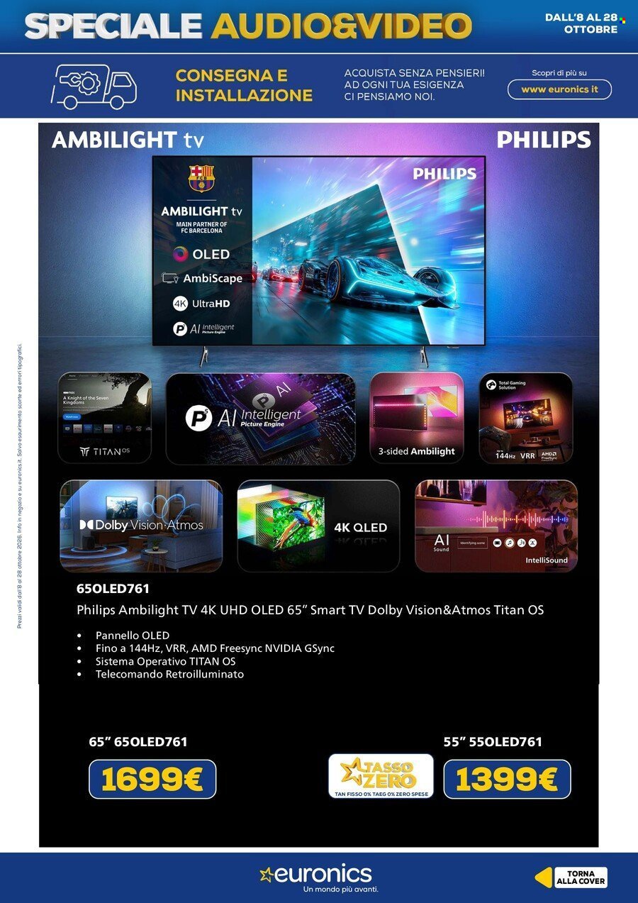 Volantino EURONICS - Speciale Audio Video
