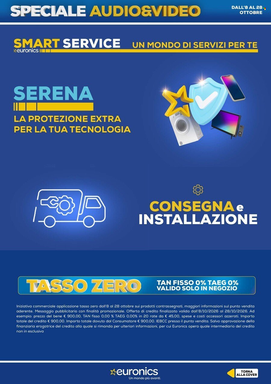 Volantino EURONICS - Speciale Audio Video