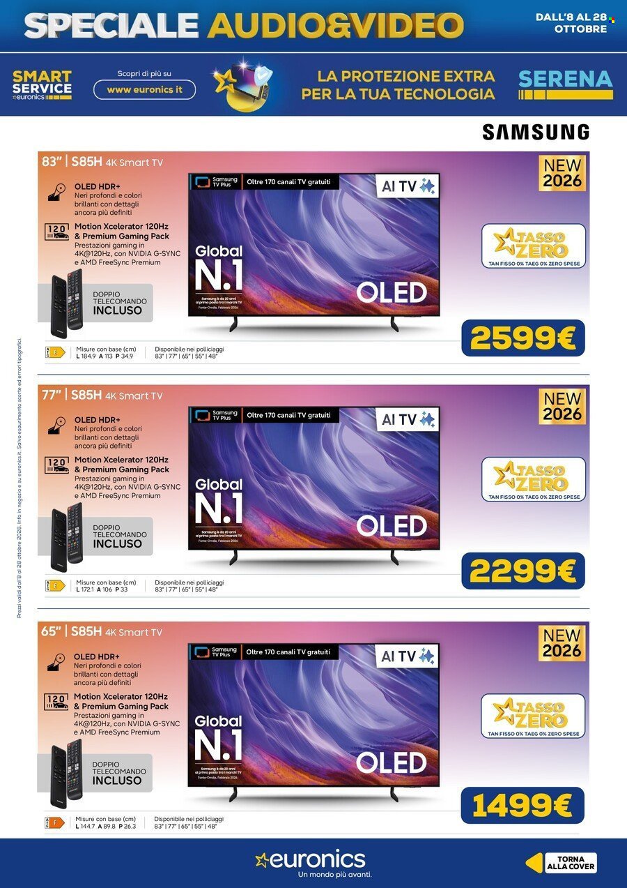 Volantino EURONICS - Speciale Audio Video