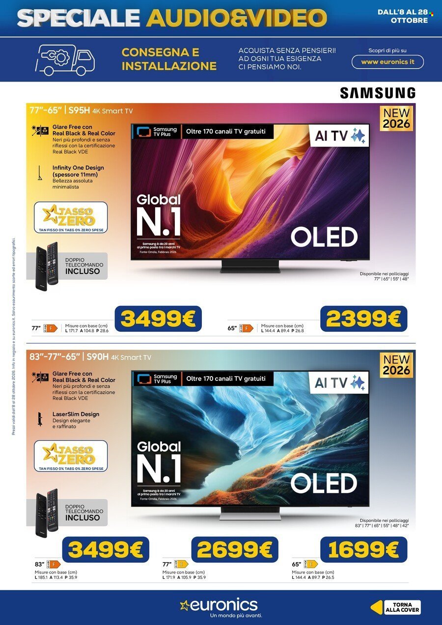 Volantino EURONICS - Speciale Audio Video