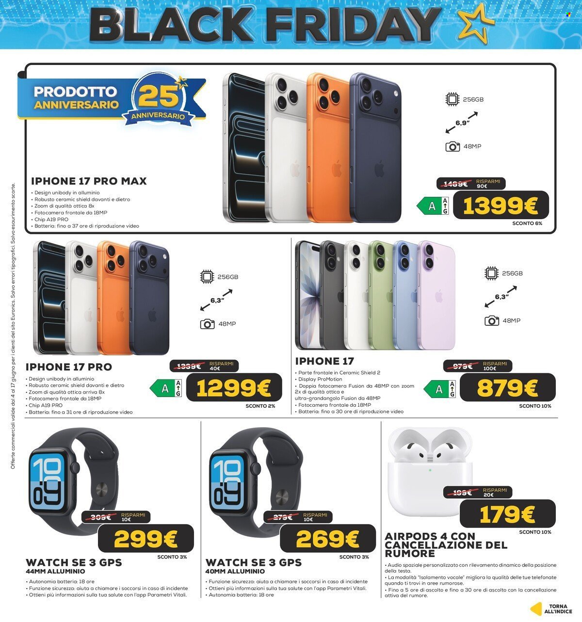 Volantino EURONICS - Black Friday d'Estate