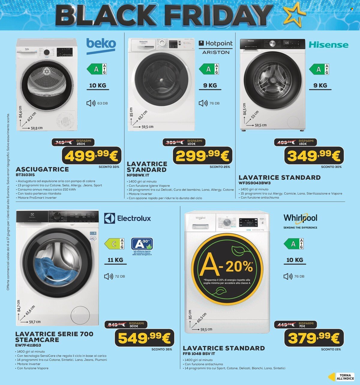 Volantino EURONICS - Black Friday d'Estate