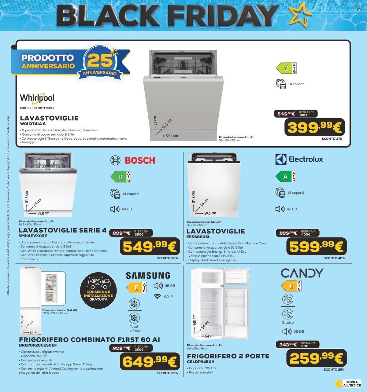 Volantino EURONICS - Black Friday d'Estate