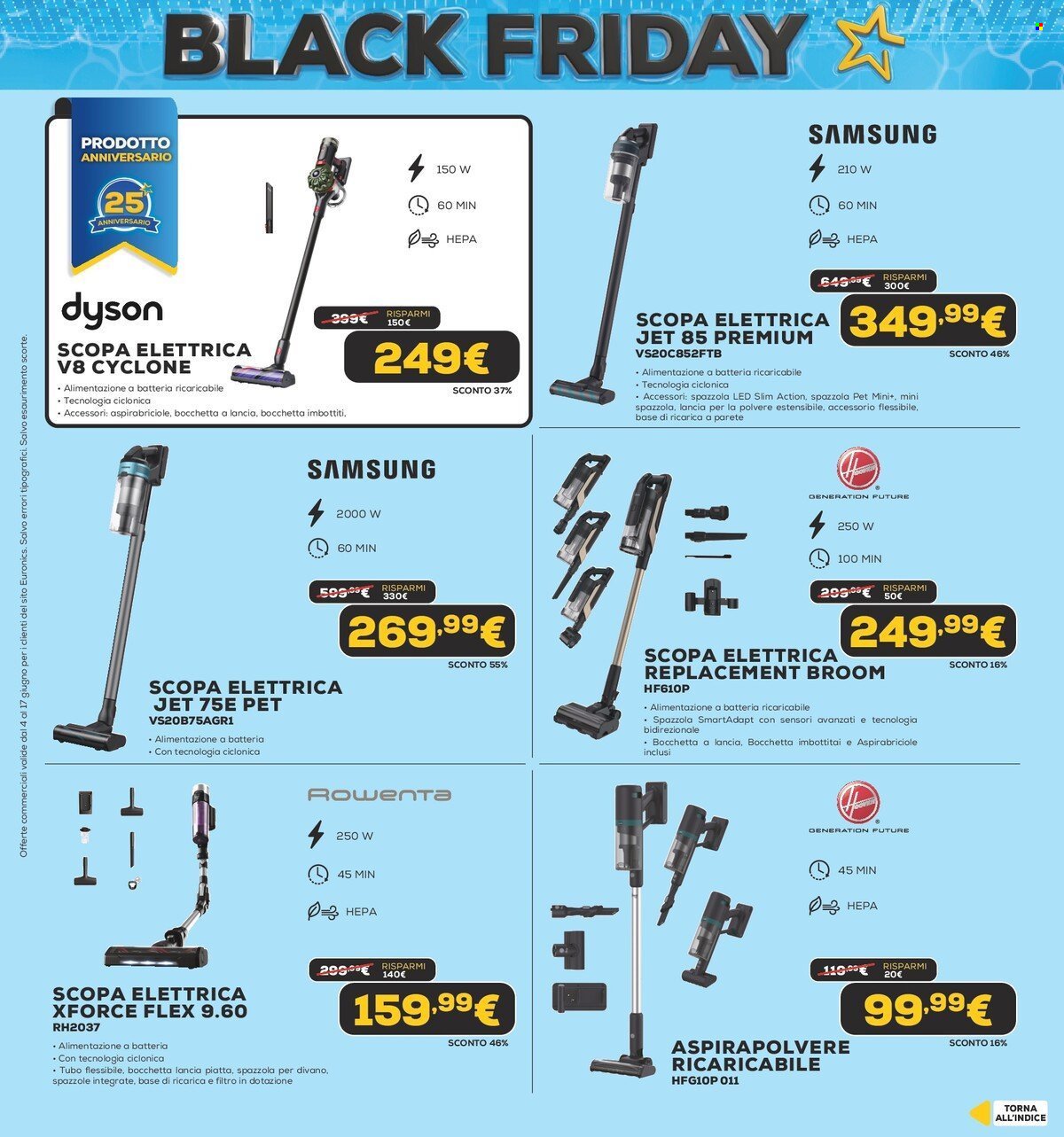 Volantino EURONICS - Black Friday d'Estate