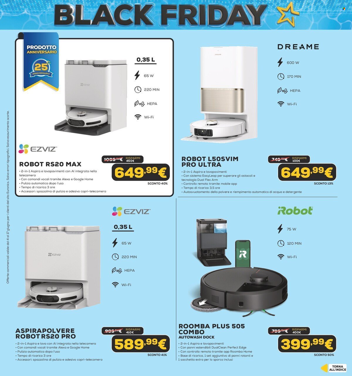 Volantino EURONICS - Black Friday d'Estate