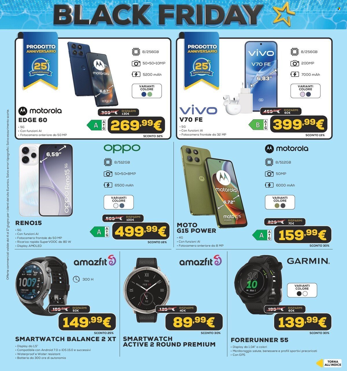 Volantino EURONICS - Black Friday d'Estate
