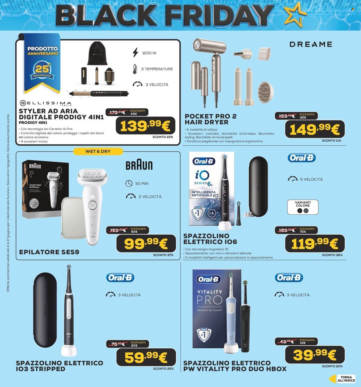Volantino EURONICS - Black Friday d'Estate