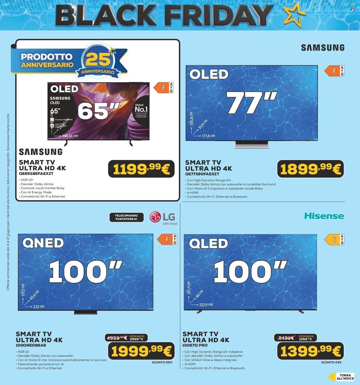Volantino EURONICS - Black Friday d'Estate