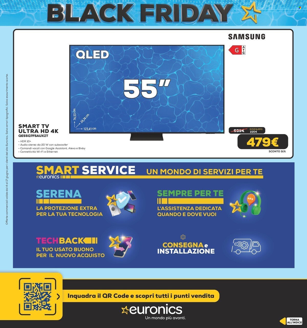 Volantino EURONICS - Black Friday d'Estate