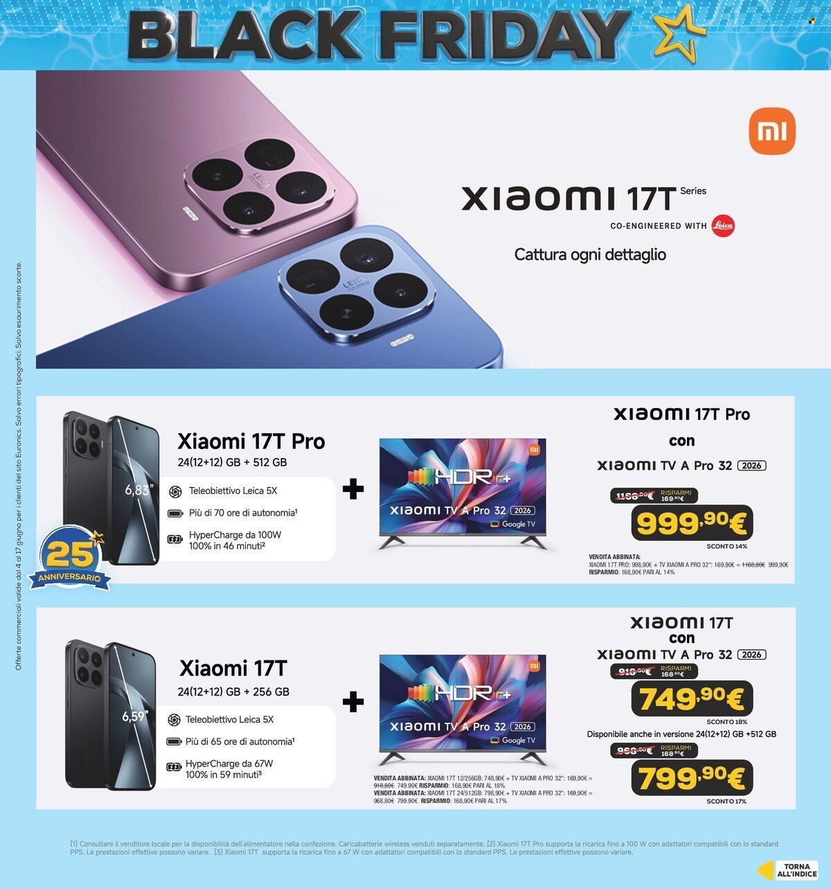 Volantino EURONICS - Black Friday d'Estate