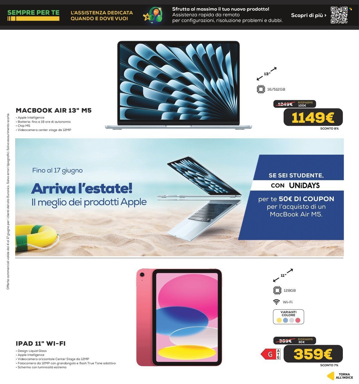 Volantino EURONICS - Black Friday d'Estate