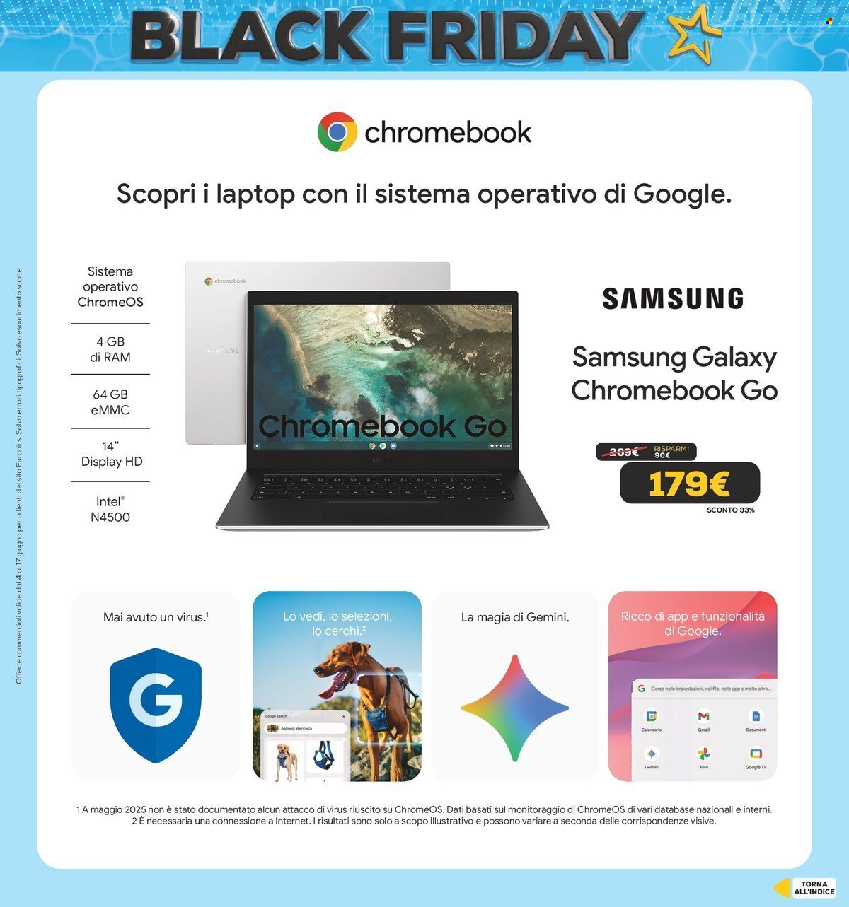 Volantino EURONICS - Black Friday d'Estate