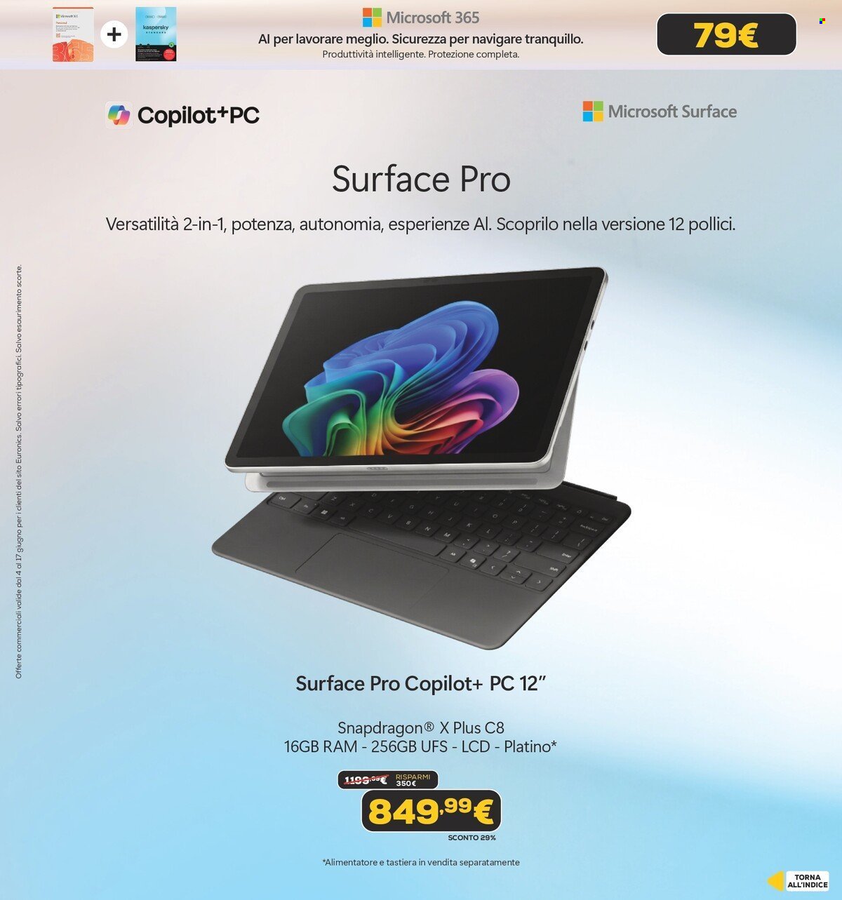 Volantino EURONICS - Black Friday d'Estate