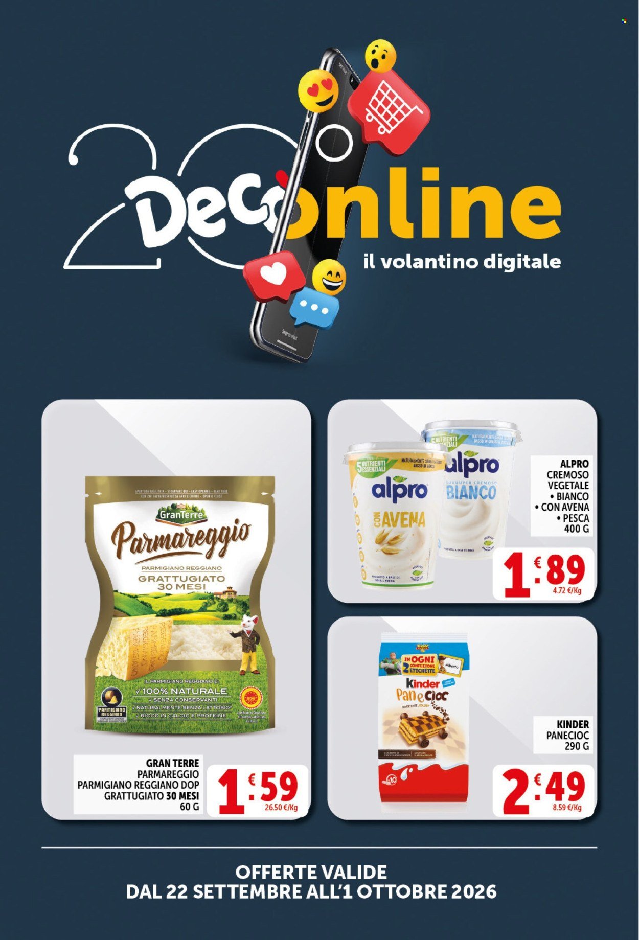 Volantino DECO - Da martedì 22 settembre 2026