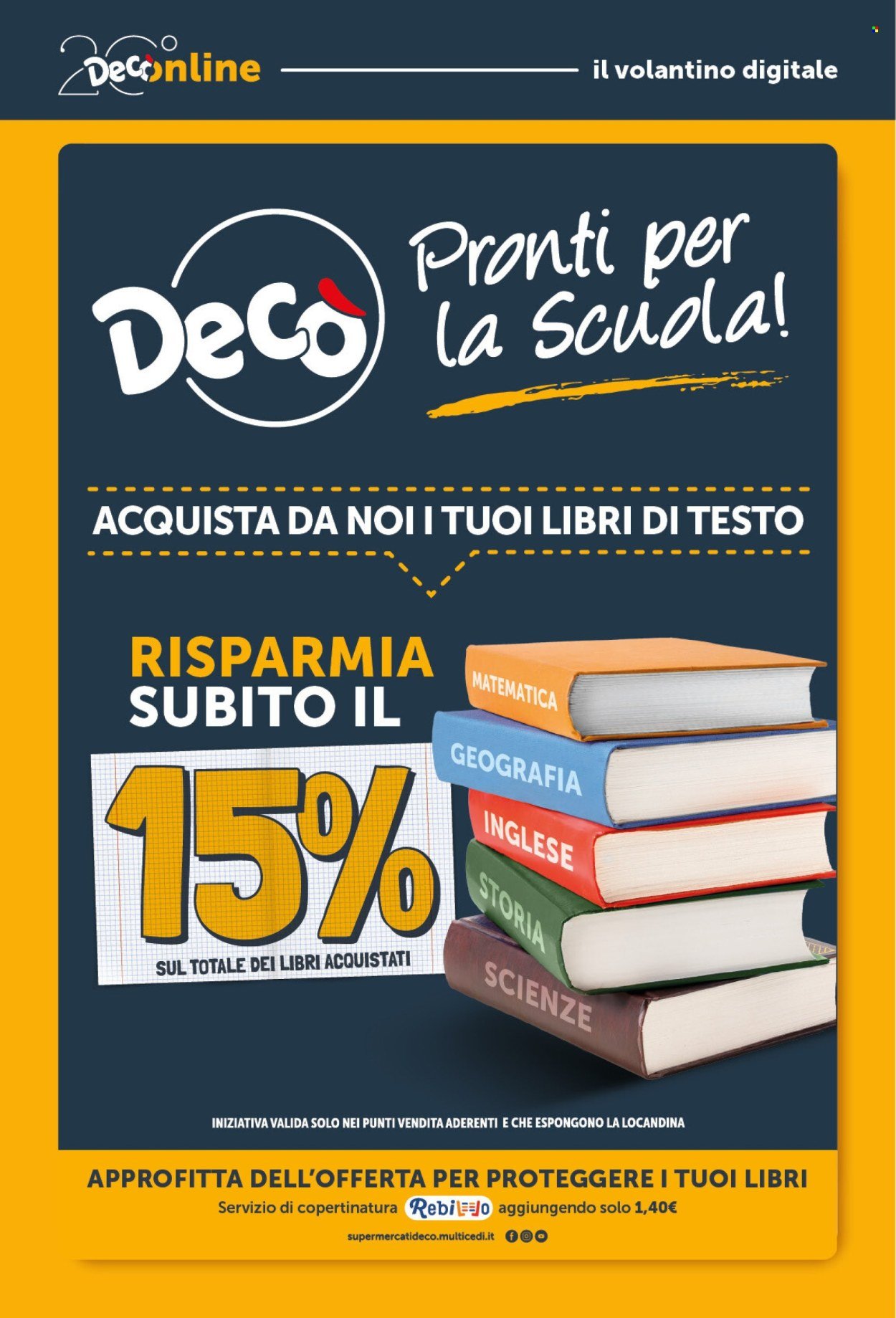 Volantino DECO - Da martedì 22 settembre 2026
