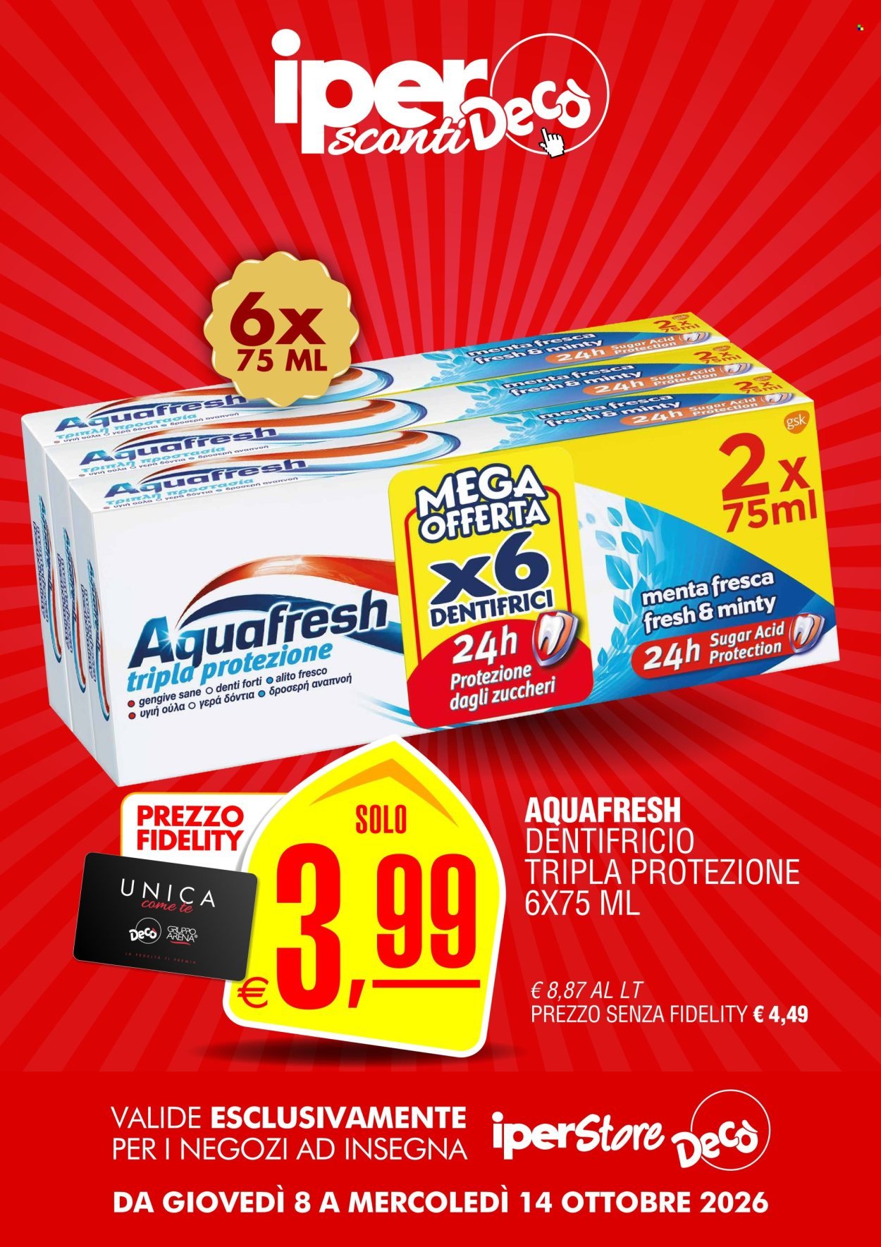 Volantino DECO - Da giovedì 8 2026