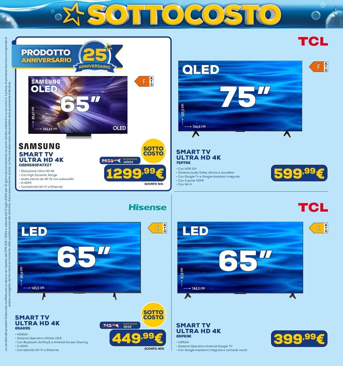 Volantino EURONICS - Sottocosto