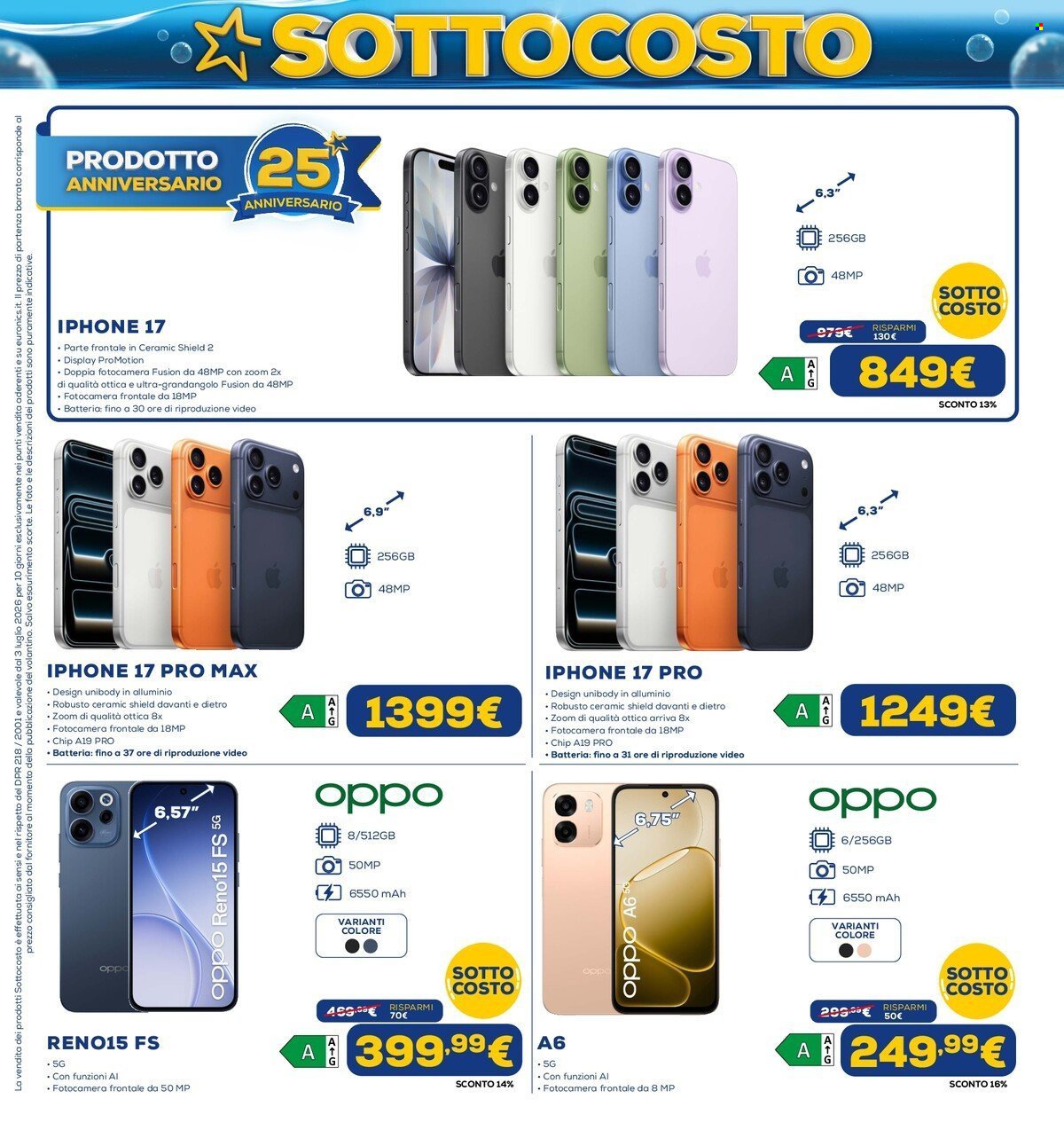 Volantino EURONICS - Sottocosto