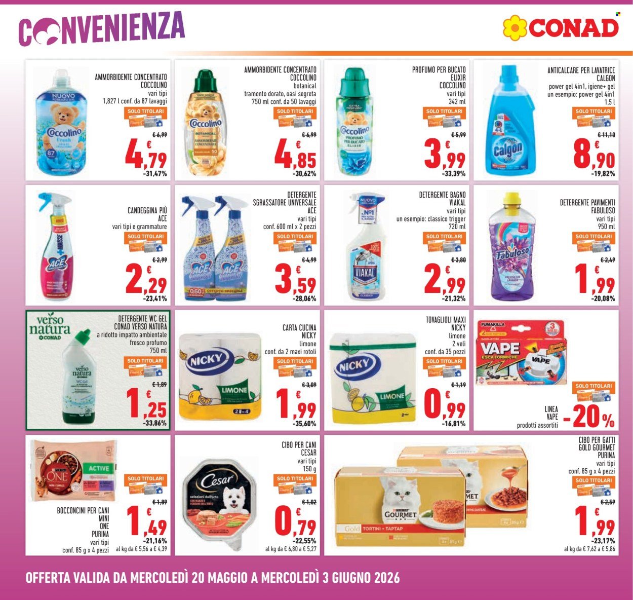 Volantino CONAD - CONVENIENZA (2026-05-20 - 2026-06-03)