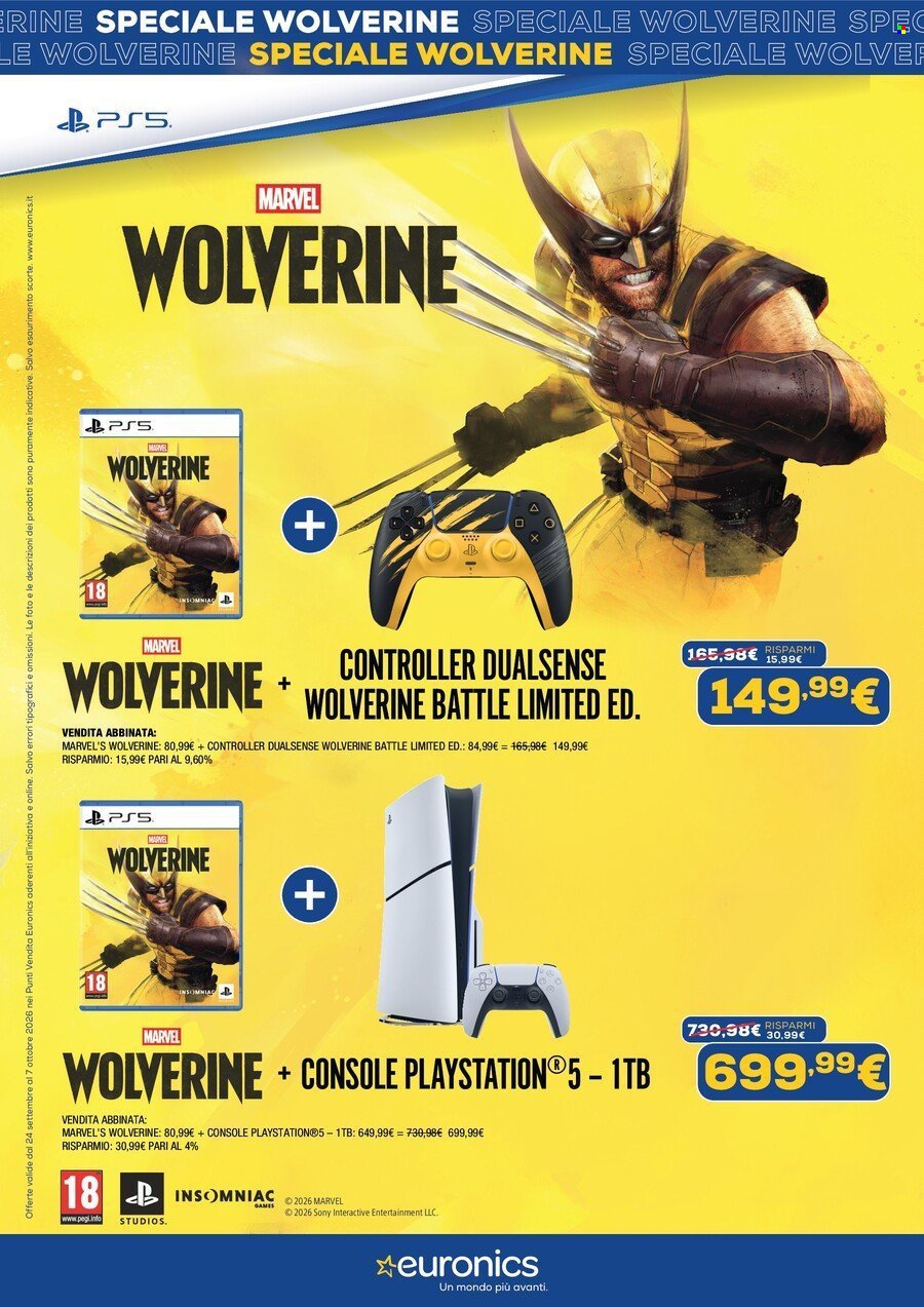 Volantino EURONICS - Speciale Wolverine