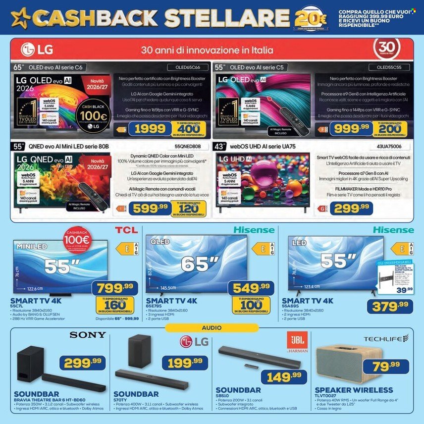 Volantino EURONICS - CASHBACK STELLARE
