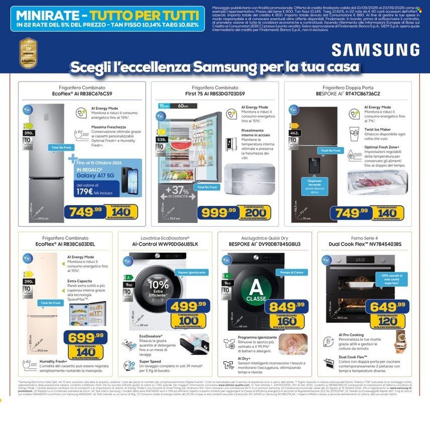 Volantino EURONICS - CASHBACK STELLARE