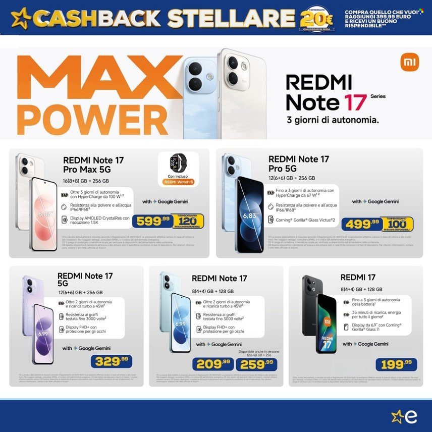 Volantino EURONICS - CASHBACK STELLARE
