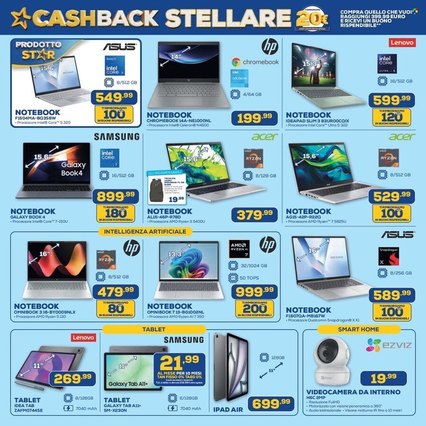 Volantino EURONICS - CASHBACK STELLARE
