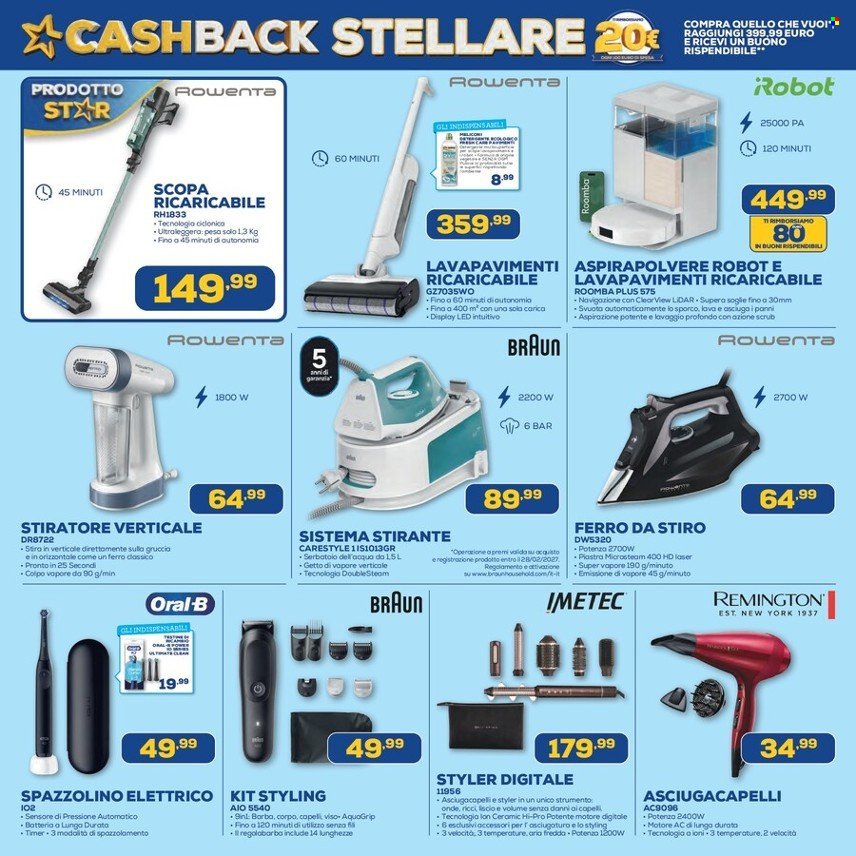 Volantino EURONICS - CASHBACK STELLARE