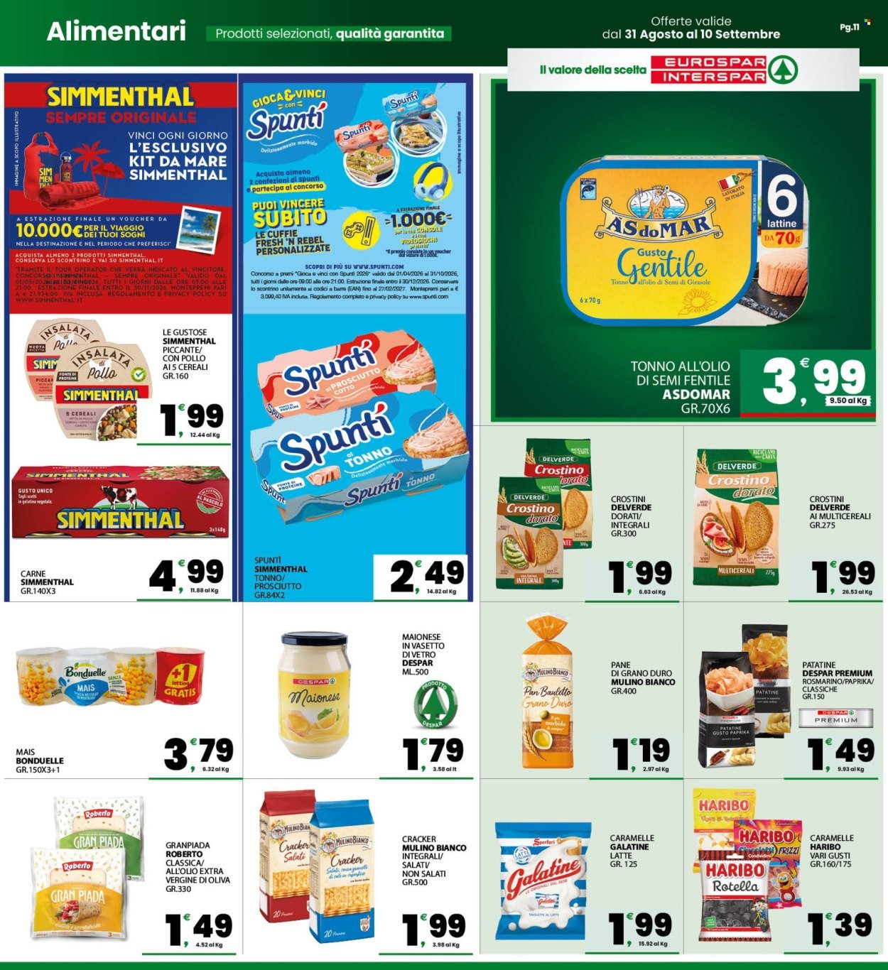 Volantino INTERSPAR - Da lunedì 31 agosto 2026