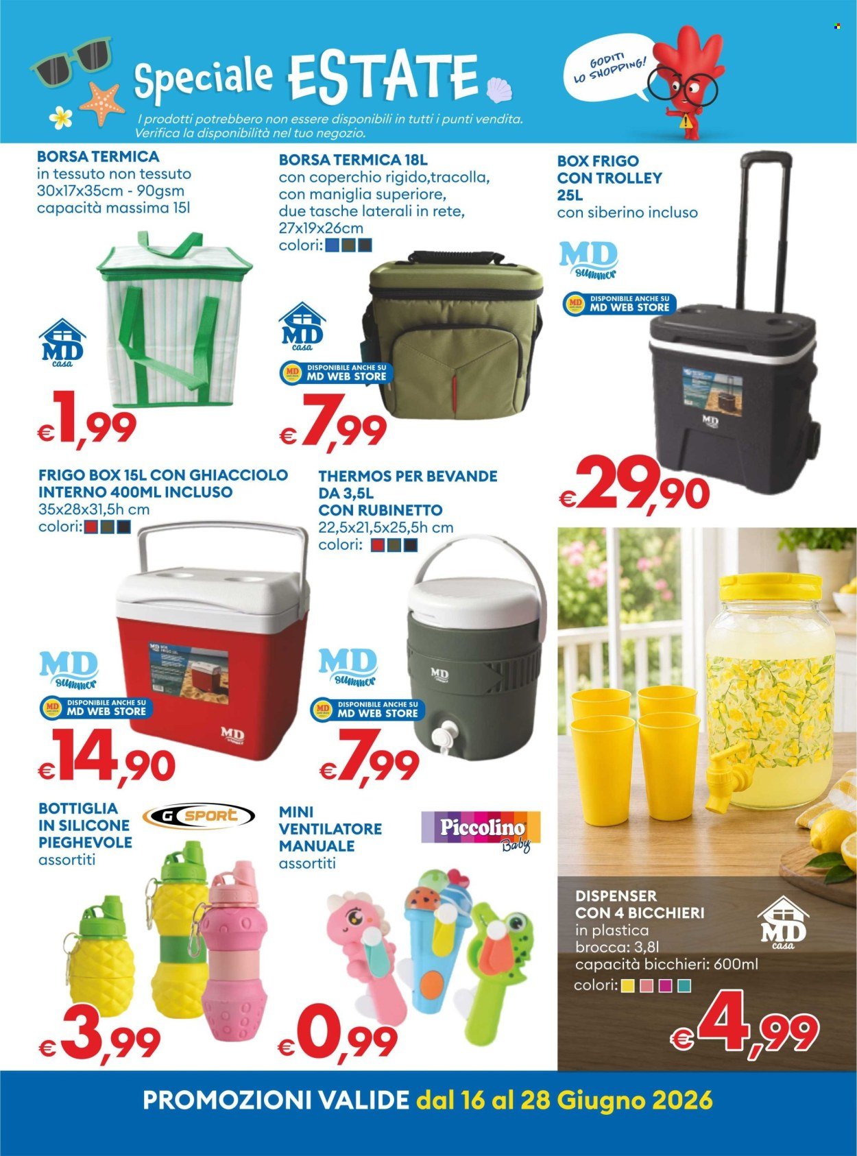 Volantino MD DISCOUNT - Da martedì 16 2026