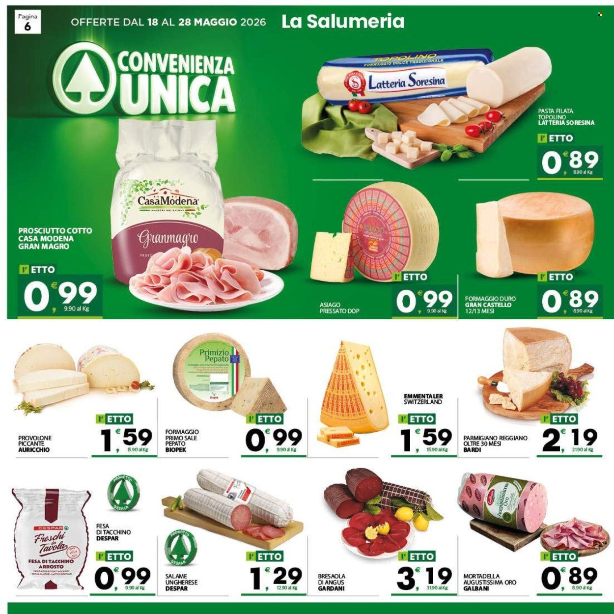 Volantino EUROSPAR - Da lunedì 18 2026 (2026-05-18 - 2026-05-28)