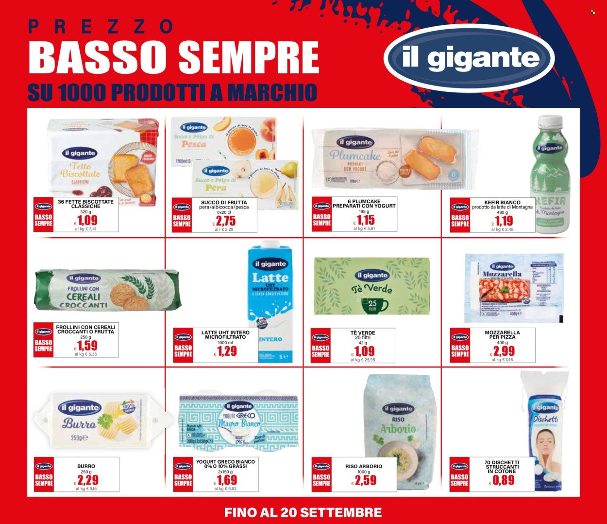 Volantino IL GIGANTE - Prezzo Basso Sempre