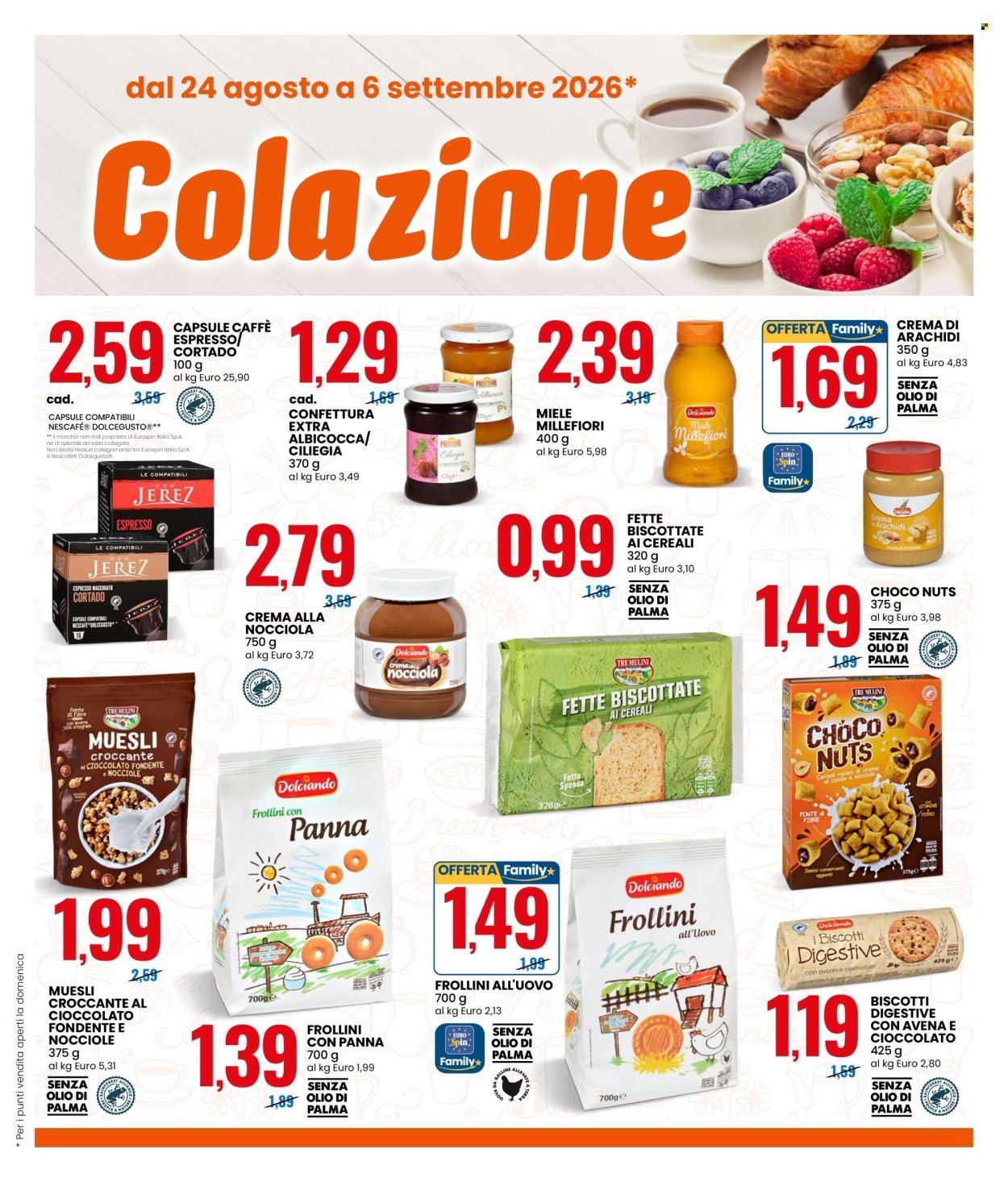 Volantino EUROSPIN - Da lunedì 24 agosto 2026
