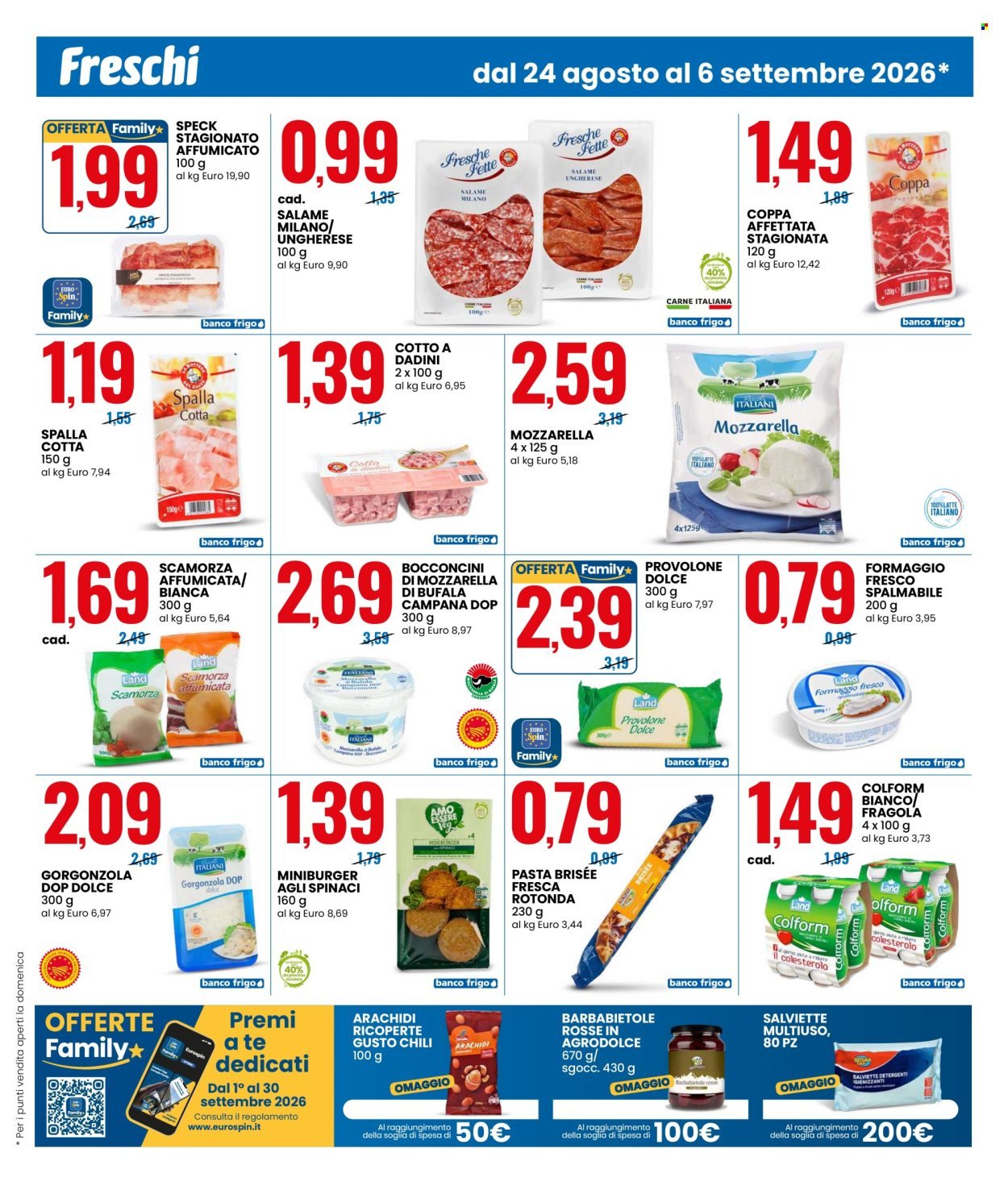Volantino EUROSPIN - Da lunedì 24 agosto 2026