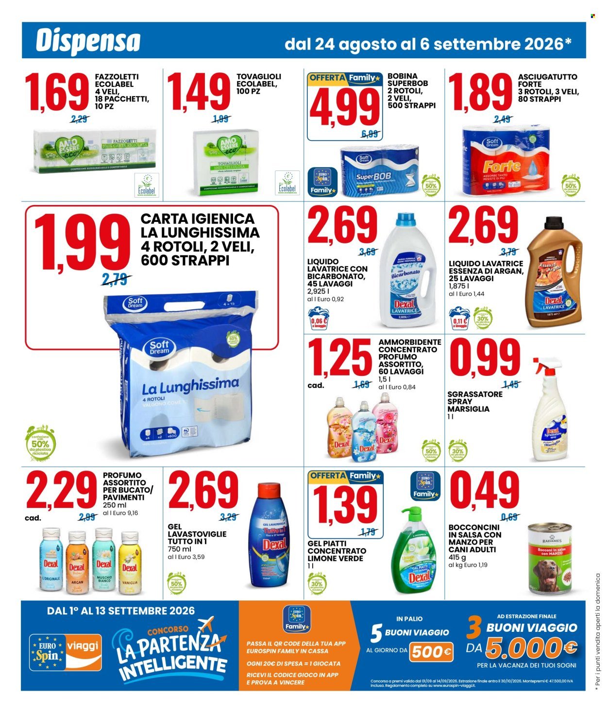 Volantino EUROSPIN - Da lunedì 24 agosto 2026