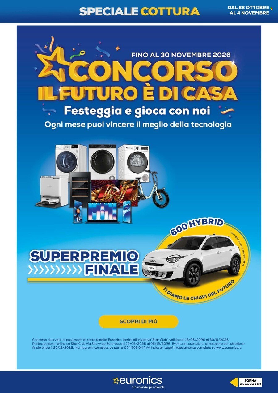 Volantino EURONICS - Speciale Cottura
