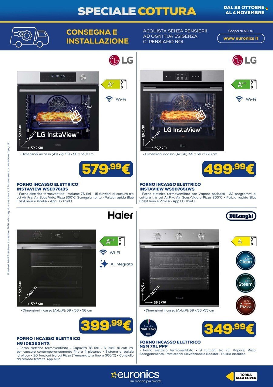 Volantino EURONICS - Speciale Cottura