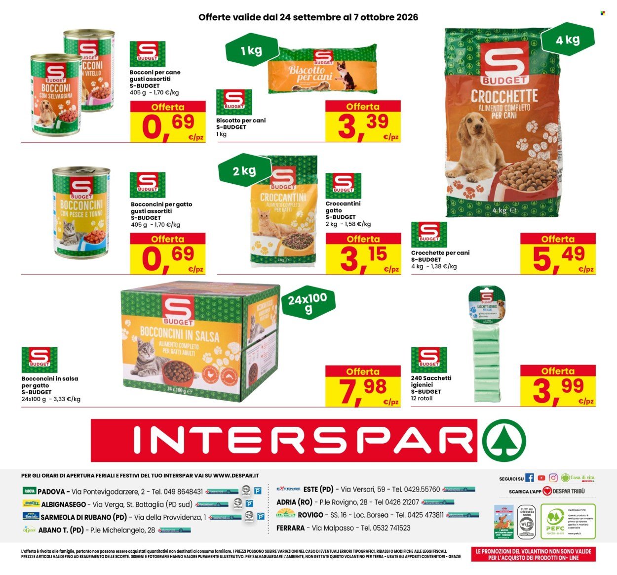 Volantino INTERSPAR - Amici Animali
